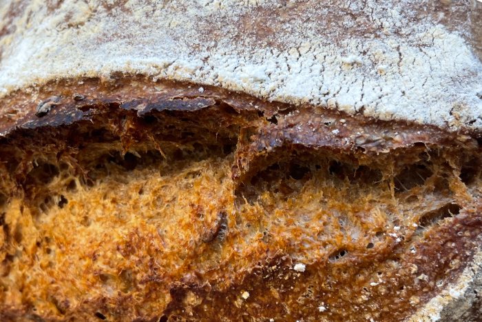 Crusty home made 48 hour Sourdough bread