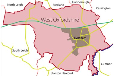 Eynsham parish & neighbouring settlements