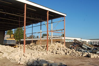 Sports Centre demolition - 04