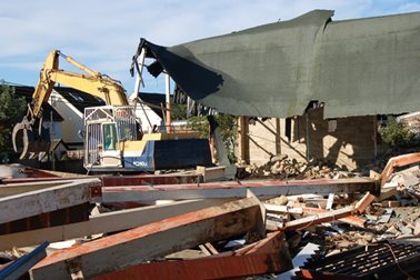 Sports Centre demolition - 09