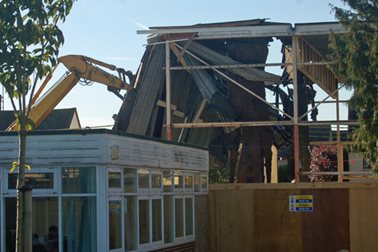 Sports Centre demolition - 11